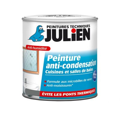 JULIEN Peinture Anti-Condensation Mat Blanc 2,5 l  Blanc