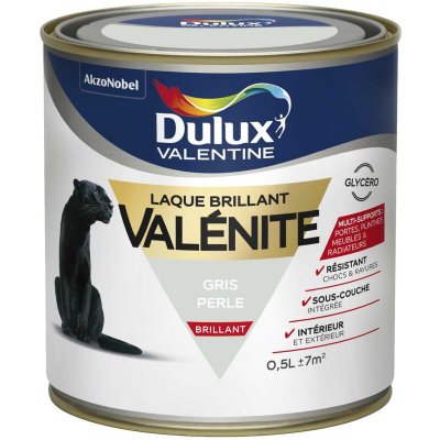 DULUX VALENTINE Peinture boiserie, radiateur gris perle  Val&eacute;nite