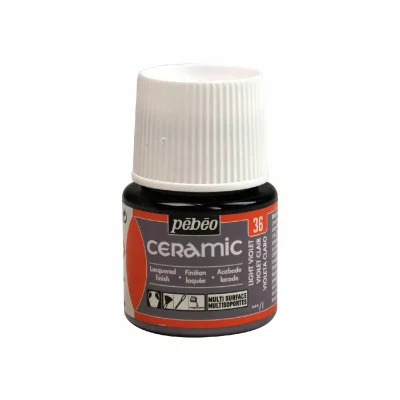 PEBEO Peinture c&eacute;ramique et multi-surfaces - violet clair - 45 ml 025-036
