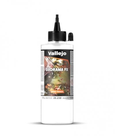 VALLEJO Peinture de maquette &laquo;texture eau&raquo;  200&nbsp;ml Still Water
