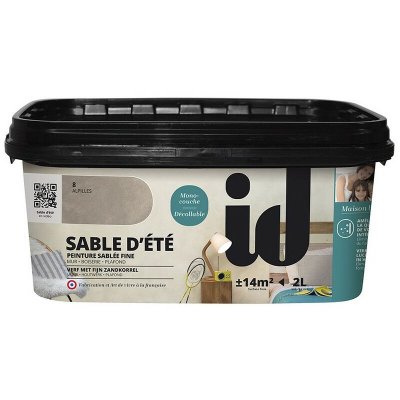 ID PARIS Peinture D&eacute;corative D&eacute;polluante Sable D'ete H+ 2l Alpilles - 