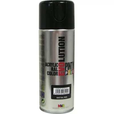 PINTY PLUS Peinture en a&eacute;rosol pintyplus evolution 520cc ral 9005 noir fonc&eacute; mat