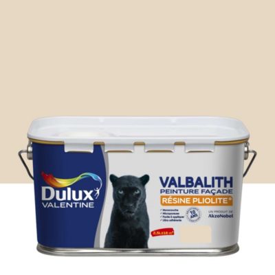 DULUX VALENTINE Peinture fa&ccedil;ade Pliolite Valbalith - Ton Pierre - 2.5L