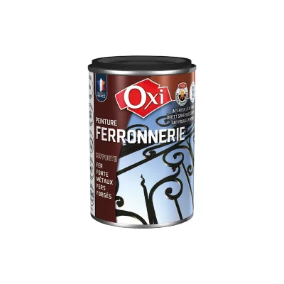MANUTAN Peinture ferronnerie - 250 mL - noir velours - OXI