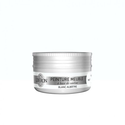 LIBERON Peinture meuble et boiserie Cas&eacute;ine blanc alb&acirc;tre mat 75 ml - 