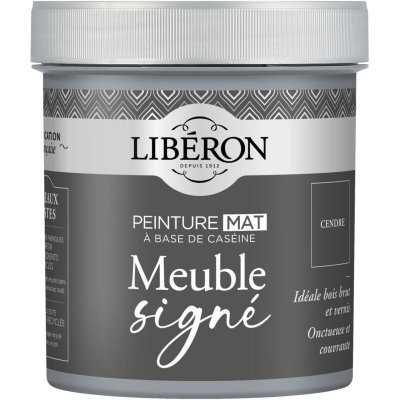 LIBERON Peinture meuble et boiserie Cas&eacute;ine LIB&Eacute;RON cendre mat 0.5 l