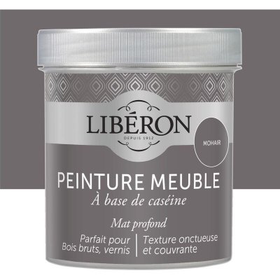 LIBERON Peinture meuble et boiserie Cas&eacute;ine LIB&Eacute;RON mohair mat 0.5 l