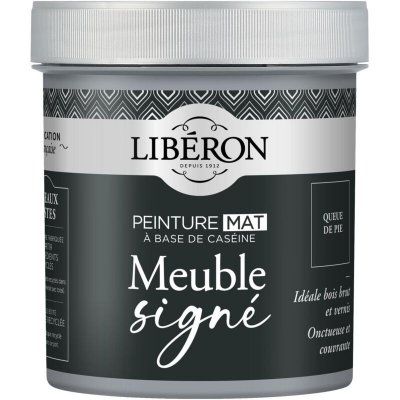 LIBERON Peinture meuble et boiserie Cas&eacute;ine LIB&Eacute;RON queue de pie mat 0.5 l