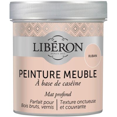LIBERON Peinture meuble et boiserie Cas&eacute;ine LIB&Eacute;RON ruban mat 0.5 l