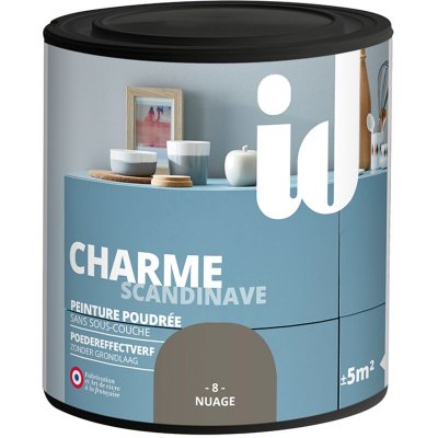 ID PARIS Peinture meubles et boiseries CHARME 500ML NUAGE - 