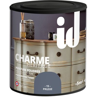 ID PARIS Peinture meubles et boiseries charme 500ML prusse  prusse
