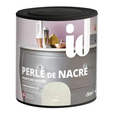 ID PARIS Peinture meubles et boiseries PERLE DE NACRE 500ML PERLE - 