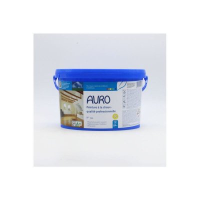 AURO Peinture murale &agrave; la chaux blanche - n&deg;344  Volume : 5 litres)