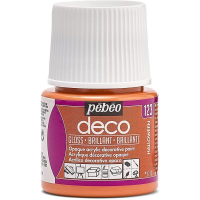 PEBEO Peinture P.BO D&eacute;co - Brillant - 45 ml Orange Halloween