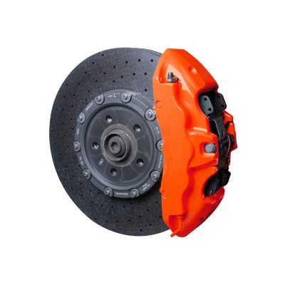 FOLIATEC Peinture pour &eacute;trier  Neon Orange 10 pi&egrave;ces