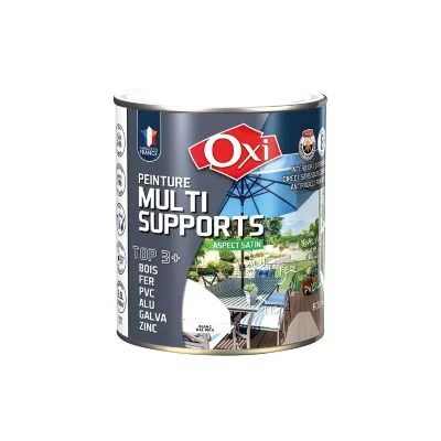 GENERIQUE Peinture satin&eacute;e multi-supports TOP3 Oxi - Blanc - 2,5 l