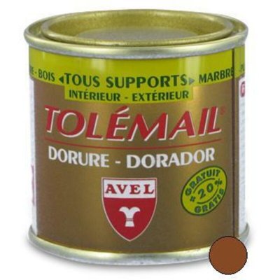 Peinture Tol&eacute;mail dorure Avel Louis XIII - 50 ml - Vieil or