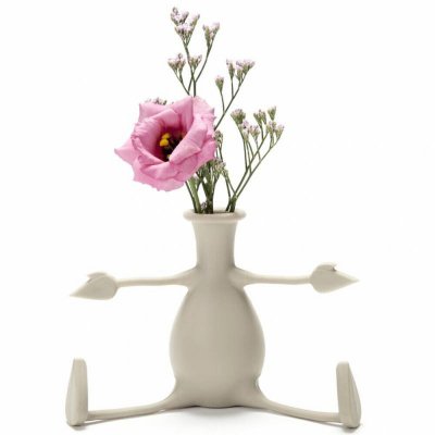 PELEG DESIGN  Vase de Fleurs Convivial Florino Couleur Pierre
