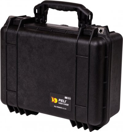 PELI  Protector 1450 With Pre-cut Foam Noir