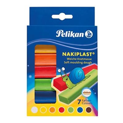 GENERIQUE Pelikan - 2056089 - P&acirc;te &Agrave; Modeler - Nakiplast - 125 G en 7 Couleurs