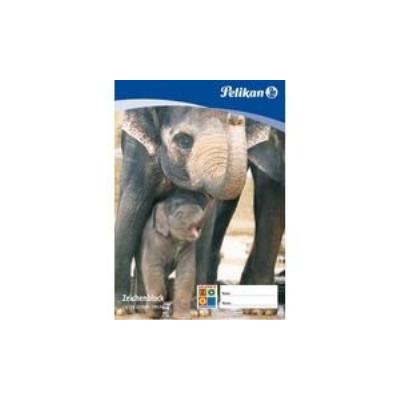 GENERIQUE PELIKAN Bloc de Dessin C 4/10, A4, 100 g/m2, 10 Feuilles