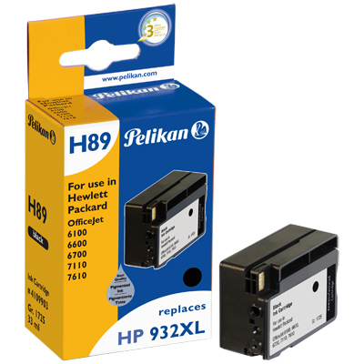 PELIKAN  Cartouche d'encre pour HP OFFICEJET 6700 (933XL) - Noire