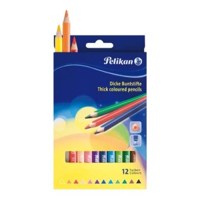 PELIKAN  Crayons de couleur triangulaires, Bundle