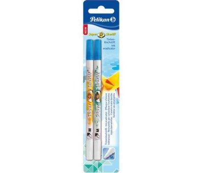 PELIKAN  Effaceur d'encre Super Sheriff 258M, carte blister - Lot de 6