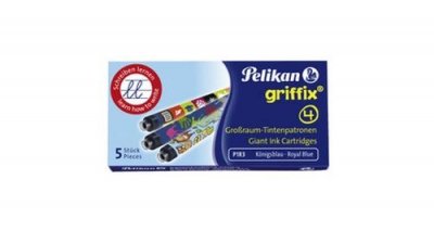 PELIKAN  griffix Cartouches d'encre, dans une bo&icirc;te pliante - Lot de 8