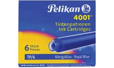 PELIKAN  Lot de 3 Etuis de 6 cartouches d'encre 4001 TP/6 Rose