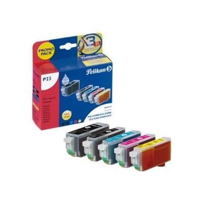  Pelikan P23 Noir, Cyan, Magenta, Jaune 5 pi&egrave;ce(s)