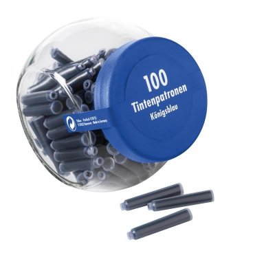 PELIKAN HOLDING Pelikan pelikan cartouche d'encre, bonbonni&egrave;re de 100, bleu roi noir