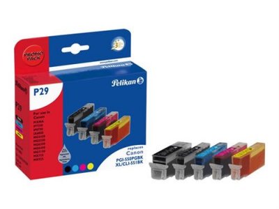 GENERIQUE Pelikan pelikan multi-pack encre 4110053 remplace canon pgi-550pgbk noir