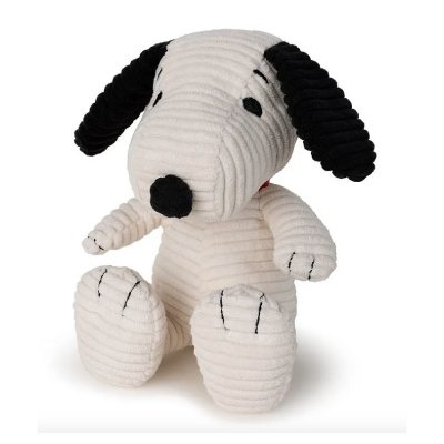 BON TON TOYS Peluche Bt Chaps Snoopy 19 Cm Cr&egrave;me Velours C&ocirc;tel&eacute;