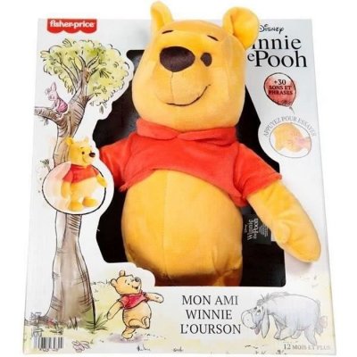MATTEL Peluche Disney Fisher Price Winnie l'ourson marche et chante 