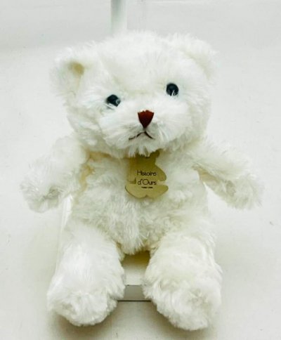 HISTOIRE D OURS Peluche Doudou et Compagnie Ours c&acirc;lin 21 cm Ivoire