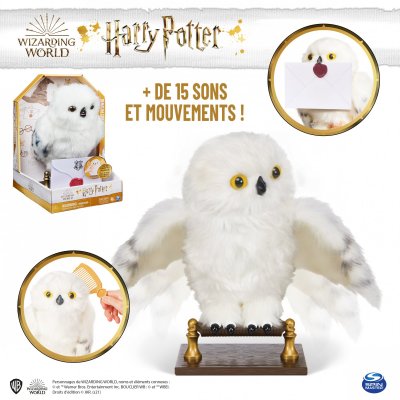 SPIN MASTER Peluche interactive Harry Potter Wizarding World Hedwige enchant&eacute;e 