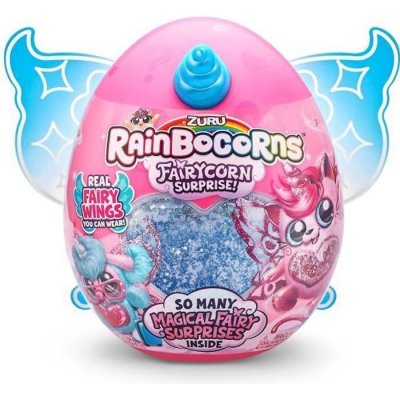 ZURU Peluche interactive ouf g&eacute;ant surprise rainbocorns f&eacute;erique