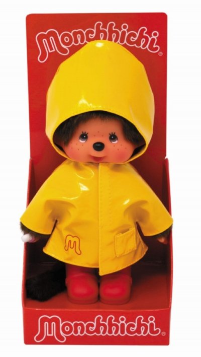 BANDAI Peluche Monchhichi Cir&eacute; Iconique Jaune