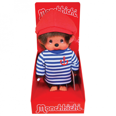 BANDAI Peluche Monchhichi Gar&ccedil;on marin 