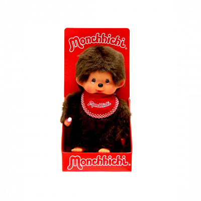 BANDAI Peluche Monchhichi Garcon Rouge 20 cm