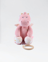 NOUKIE S Peluche musicale &agrave; suspendre dragonne Lina & Joy (23 cm)