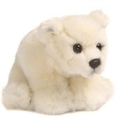WWF Peluche ours polaire de 15 cm blanc