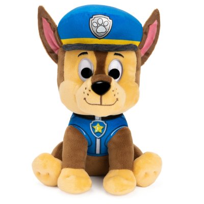 SPIN MASTER Peluche Paw Patrol Chase La Pat&rsquo; Patrouille Gund 25 cm 