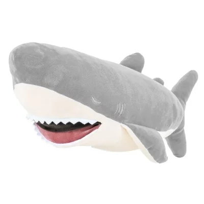  Peluche requin gris zap - taille 16 cm