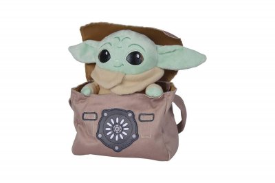 STAR WARS Peluche  - B&eacute;b&eacute; Yoda dans son sac - 25 cm