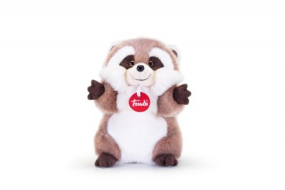 TRUDI Peluche  Raton Laveur Ringo 15x21x12 Cm Multicolor Polyester Ignifuge