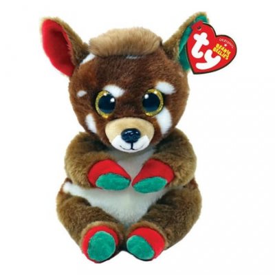 TY Peluche  Beanie Bellies Juno le renne 15 cm