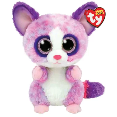 TY Peluche  Beanie Boo&rsquo;s Becca le galagos 15 cm Violet