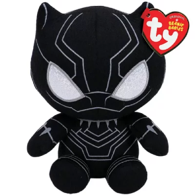 TY Peluche  Black Panther Marvel Beanie Babies Noir